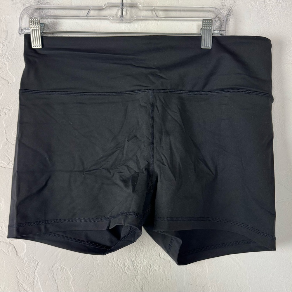 Prana Shorts Biker Yoga Layna Solid‎ Black Pull On Workout Athletic Stretchy